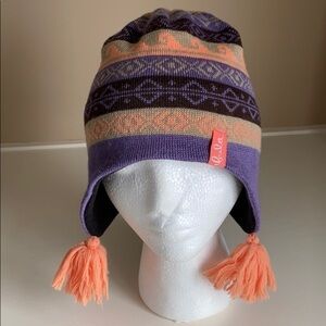 BULA teen kids winter hat purple